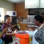 RLC Church members giving their time, energy, and love to Thanksgiving Day Dinner.